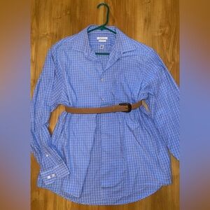 Banana Republic Blue Plaid Men's Shirt